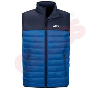 Chaleco acolchado a prueba de viento de invierno de diseño personalizado de suministro del fabricante, chaleco personalizado de poliéster 100% para hombre, chaleco acolchado de algodón - Product Image 3