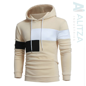 Oversize Pullover Hoodie sudaderas 100% algodón estampado en relieve invierno otoño lleva impreso con capucha para hombres mujeres al por mayor - Product Image 1
