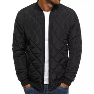 Hombres moda Otoño Invierno Letterman Track chaqueta logotipo personalizado con capucha Puffer abrigo Cargo burbuja negro Casual primavera - Product Image 3