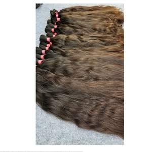 Extensions de cheveux bruts Cheveux vierges indiens 100% cheveux vierges indiens non transformés Remy pour tresses. - Product Image 1