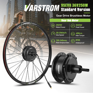 <span class=keywords><strong>Kit</strong></span> de Conversión para <span class=keywords><strong>Bicicleta</strong></span> <span class=keywords><strong>Eléctrica</strong></span> <span class=keywords><strong>con</strong></span> Motor Trasero Varstrom 36V 250W 95EVH, Disco de 26" 27.5" 700C, <span class=keywords><strong>con</strong></span> Pantalla EKD01 (Stock en el Reino Unido) - Product Image 2