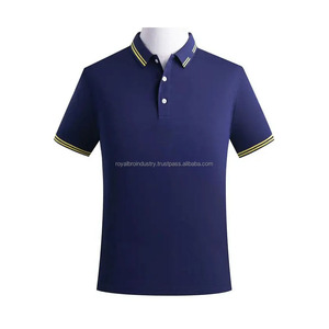 Logotipo personalizable para camiseta Polo para hombre 50% Algodón transpirable de punto inteligente Casual uso diario-Verano otoño solapa Top Golf - Product Image 3