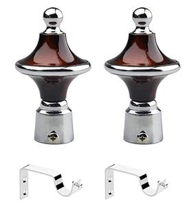 Curtain <b>Bracket</b> <b>Stainless</b> <b>Steel</b> Home Decor/window & Door Accessories With Support Screw & Wall Plug Accessories - Product Image 2