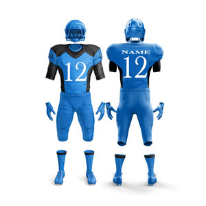 Muestra gratis adultos fútbol americano Jersey y pantalones cortos uniformes conjuntos personalizados uniformes americanos ropa de fútbol logotipos personalizados - Product Image 2
