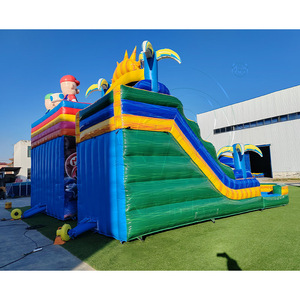 Commercial Grade PVC <b>Inflatable</b> Sun <b>Water</b> <b>Slide</b> Detachable Pool <b>Water</b> Park School Home Use Indoor Outdoor Jumper - Product Image 4