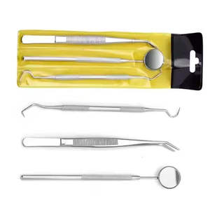 Kit de Exploración Dental, Espejo, Sonda y Pinzas, Kit de Cuidado Bucal Manual para Dentistas y Estudiantes de Odontología, Acero de Grado Médico, Calidad A+ - Product Image 2