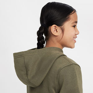 Sudadera con capucha lisa de algodón informal para niños y niñas, jersey en blanco de lana, Sudadera con cuello con capucha anticontracción, ropa para niños - Product Image 5