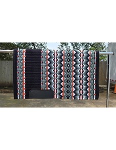 Manta de sillín de lana occidental tejida a mano respetuosa con el medio ambiente personalizable duradera cómoda almohadilla de caballo tachuela de equitación de alta calidad Premium - Product Image 1