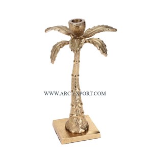 Candelabro decorativo para mesa de boda de diseño clásico, aluminio chapado en oro por arco, precio de exportación - Product Image 6