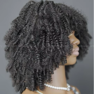 Venta al por mayor cabello humano vietnamita virgen Remy cabello con tejido rizado de primavera sin necesidad de cierre peluca a precio competitivo - Product Image 1