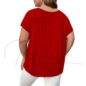 <b>Summer</b> Fashion Women's Plus Size Casual <b>Shirt</b> <b>Dress</b> with Custom Logo Print Breathable & Eco-Friendly - Product Image 3