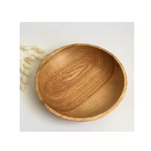 Platos de cena de madera redondos ecológicos, utensilios de fiesta saludables para uso diario, vajilla delicada para Bodas de Crescent Crafts - Product Image 3