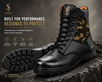 Bottes tactiques SUPER FORCE BT-SW-10 en cuir noir, kaki, vert camouflage, à lacets et fermeture éclair, pour toutes les saisons, usage militaire, pointures US 5-13