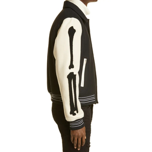 Chaqueta Varsity Clásica Casual para Hombre, Cómoda, Ligera, de Tela Suave, Corte Regular, Estilo Universitario, para Uso Diario y al Aire Libre - Product Image 5