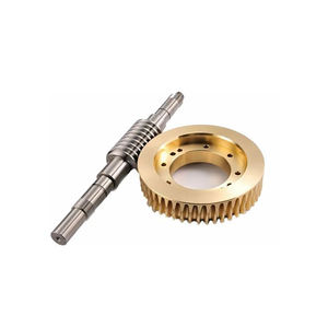 Ruedas dentadas de gusanos de Metal de precisión de Venta caliente para Motor reductor de acero de bronce precio más vendido componentes de núcleo cojinete de caja de cambios - Product Image 1