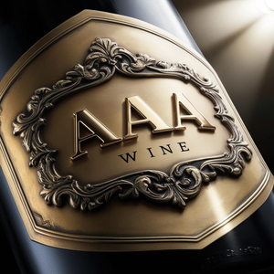 Étiquettes en métal gaufré personnalisées de luxe pour la bière et le vin Prix d'usine Conception sans adhésif disponible-Laiton et aluminium - Product Image 1