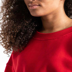 เสื้อฮู้ดผ้าคอตตอนถักแนวสตรีทแวร์ปล่อยไหล่ระบายอากาศเป็นมิตรต่อสิ่งแวดล้อมออกแบบได้ตามต้องการ - Product Image 6