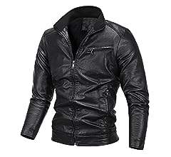 2023 mejor chaqueta universitaria de cuero genuino europeo a prueba de viento para hombres moda de talla grande para invierno - Product Image 4