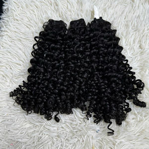 Le génie invisible du Vietnam pour femmes Sexy Straight Deep Curly Wave Styles Machine Double Weft Remy Human Chemical Processing Aucun - Product Image 3