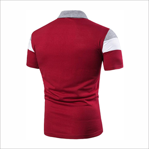 Haute qualité arrivée hommes pour polos grande taille à manches courtes respirant tricoté vêtements avec boutons solide motif conception - Product Image 3