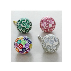 Tiradores hechos a mano de madera natural y metal para encanto de granja europeo para armario, cajón, uso de cocina hecho a mano en la India - Product Image 2