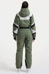 Men's & Women's Montecc Waterproof Windproof Breathable Zipper Ski Suit with Color Block Colors Insulated Ski Jacket And Pants - Product Image 6