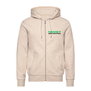 Sudadera con capucha de algodón 100% al por mayor con cremallera completa sudaderas con capucha de color de invierno informales con estampado personalizado de alta calidad y ajuste Extragrande - Product Image 4