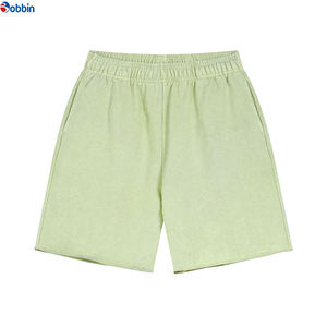 Pantalones Cortos Deportivos Holgados de Cintura Media con Logotipo Bordado Personalizado, Pantalones Cortos de Moda Urbana, Novedad, Pantalones Cortos Deportivos Unisex de Algodón - Product Image 4