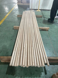 Anti Slip Safety Grab Rail Handrail Red Oak Round 4'-20' Length Customizable Staircase <b>Parts</b> Easy Installation - Product Image 3