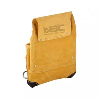 Ceinture à outils en cuir pochette robuste tablier avec bretelle pour hommes femmes menuisier électricien jaune 2023.