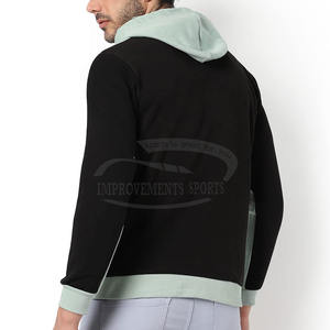 Vente en gros Pull-over personnalisé pour hommes sans fermeture éclair avec poche Pull-over pour hommes Sweat à capuche en polaire personnalisé brodé Sweats à capuche pour hommes - Product Image 5