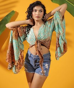 Robes courtes décontractées pour femmes avec imprimé lavable - Product Image 2