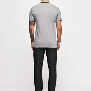 Polo pour homme, dernier style, manches courtes, coton respirant, simple et confortable, coupe ajustée, impression personnalisée, logo décontracté - Product Image 6