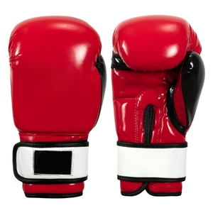 Venta caliente Precio de fábrica Guantes de boxeo profesionales Logotipo personalizado Guantes de entrenamiento de PU con envoltura de mano Guantes de boxeo para hombres - Product Image 2