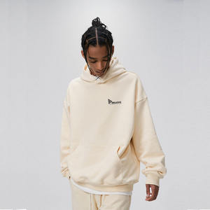 เสื้อมีฮู้ดผ้าฟลีซ100% สำหรับผู้ชายผ้าคอตตอนรุ่นใหญ่เสื้อฮู้ดกีฬาสำหรับยิม - Product Image 2