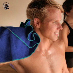 Toalla de gimnasio de alta calidad para hombre, toalla deportiva de algodón 100% puro con diseño de logotipo personalizado, suave - Product Image 2