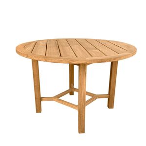Juego de mesa de comedor de lujo ecológico de madera maciza de teca con diseño moderno y simple para uso en almacenes y parques - Product Image 3