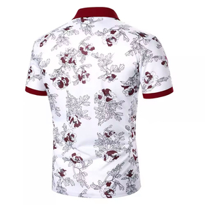 เสื้อโปโลผ้าโพลีเอสเตอร์สำหรับผู้ชายเสื้อโปโลแห้งเร็วพิมพ์ลายบนผ้าถักแบบมืออาชีพ - Product Image 3