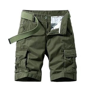 Pantalones Cortos Cargo Personalizados para Hombre, Estilo Urbano, Ecológicos, de Secado Rápido, Algodón y Spandex, Transpirables, Cintura Media con Cordón Ajustable - Product Image 2