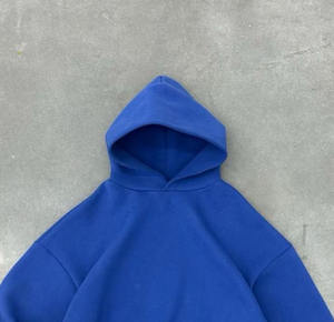 Nueva moda para hombre en blanco peso pesado de gran tamaño dropshoulder Sudadera con capucha personalizada recortada sudaderas con capucha de algodón para hombres - Product Image 6