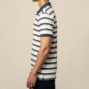 Nuevo en 2023, Camisetas Polo de Golf de Manga Corta a Rayas para Hombre, Transpirables, Ajustadas, de Alta Calidad, con Logotipo Personalizado - Product Image 2