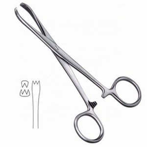 Pinzas Hemostáticas Rankin Crile con Bloqueo, Punta Curva de 5.5 Pulgadas, Mordazas Serradas, Instrumentos Médicos para Hemostasia en Laboratorio Veterinario - Product Image 1
