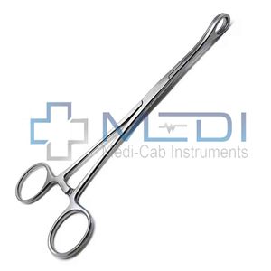 Foerster Fuente de alimentación manual Fórceps de acero inoxidable Instrumentos de sujeción quirúrgicos dentados rectos Instrumentos quirúrgicos básicos - Product Image 2