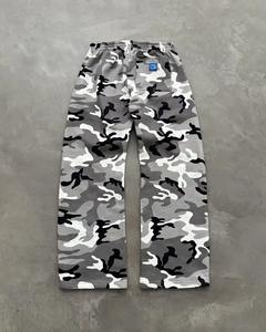 Sudadera con capucha de camuflaje de vaca Vintage, conjunto de dos piezas, ropa deportiva, sudadera de gran tamaño de camuflaje táctico para hombre, pantalones informales - Product Image 5