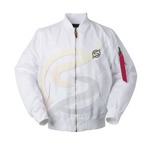 เสื้อบอมเบอร์นักบินแจ็คเก็ตแฟชั่นของผู้ชาย,เสื้อบอมเบอร์ผ้าซาตินผิวนิ่มสำหรับใส่ในฤดูหนาวสินค้าใหม่ - Product Image 6