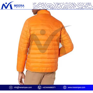 2025 nuevos diseñadores chaquetas acolchadas de invierno para hombres con moda casual Color naranja sólido XL talla chaqueta acolchada para Unisex - Product Image 4