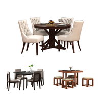 Offre Spéciale : Ensemble de Salle à Manger 2-4-6 Chaises, Table et Chaises pour Hôtels et Restaurants – Meubles Indonésiens à Prix Abordable pour la Vente en Gros