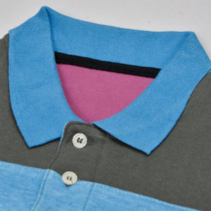 Nouveau design populaire Logo personnalisé fabriqué en coton brodé de haute qualité Polo de golf de couleur unie - Product Image 3