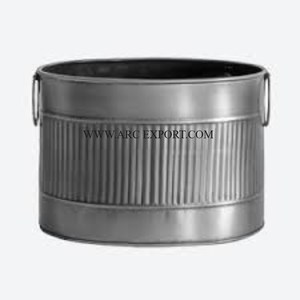 Juego de 2 plantas galvanizadas resistentes a la oxidación, venta al por mayor, ecológicas, para el hogar, jardinería, plantas decorativas de lujo, bañera para la venta - Product Image 5