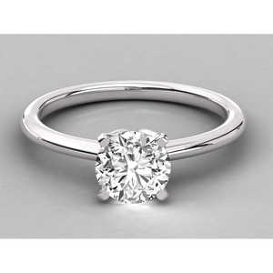 Bague solitaire en or 18 carats pour femmes avec diamant de laboratoire - Product Image 3